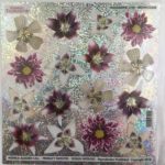 Holographic Printed Film Brown Lilium