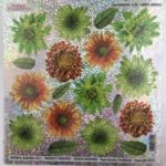 Holographic Printed Film Green Gerbera