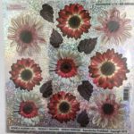 Holographic Printed Film Red Gerbera